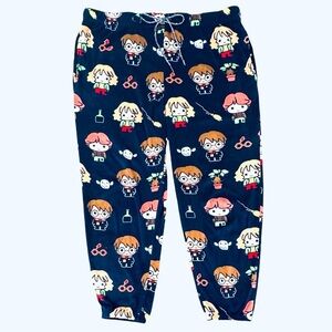 Harry Potter Size L (12-14) Jogger Style Pajama Pants w/Pockets